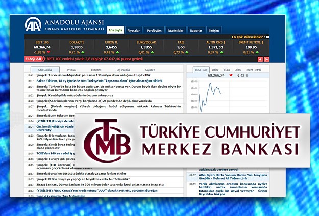 AA Finans Terminali Merkez Bankası duyurusunda